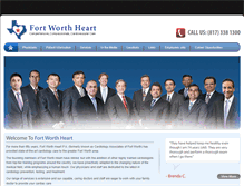 Tablet Screenshot of fortworthheart.com